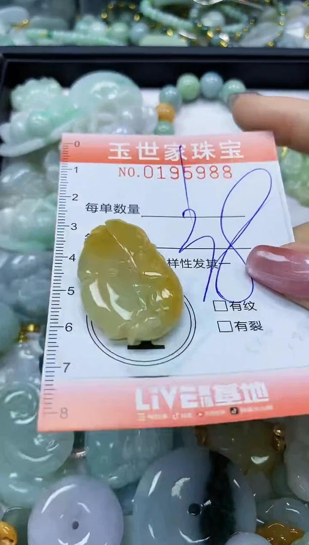 【闪购商品】翡翠颈饰未镶嵌闪购0195988