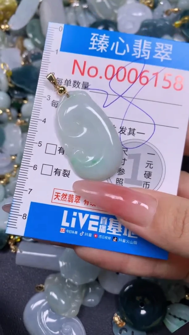 【闪购商品】翡翠颈饰未镶嵌含绳0006158