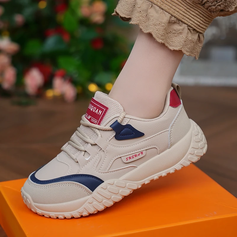 秋季新款小白鞋时尚运动鞋休闲鞋老爹鞋百搭潮鞋ins鞋子软底女鞋
