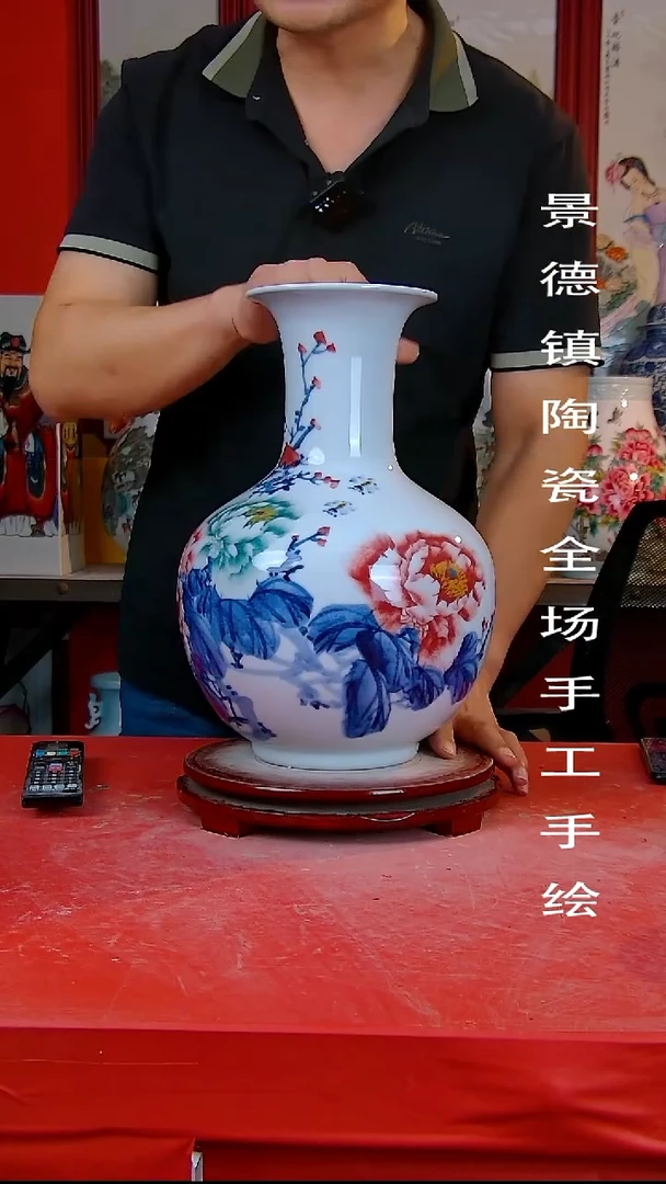 摆件手景德镇陶瓷 全场手工绘13