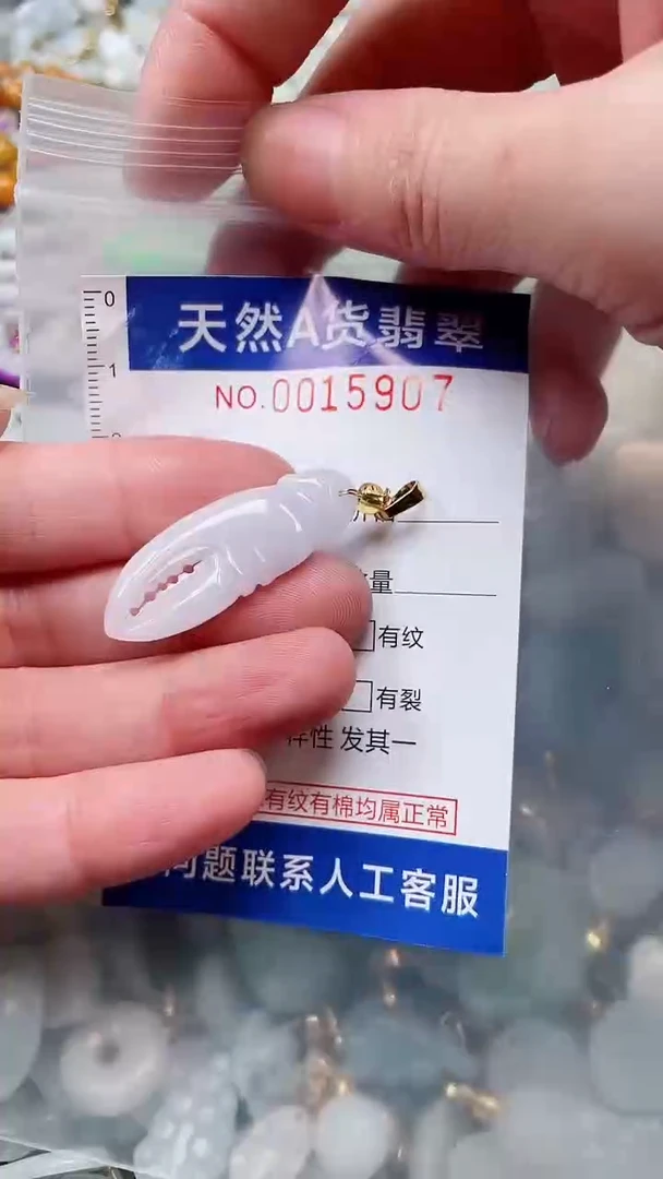翡翠未镶嵌吊坠(不含链)1