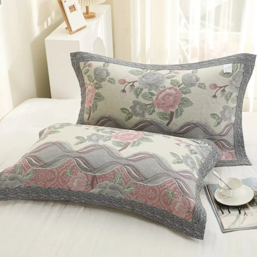 【四月芳菲同款枕巾】精美轻奢柔软双面多功能加厚枕巾50cm*80cm