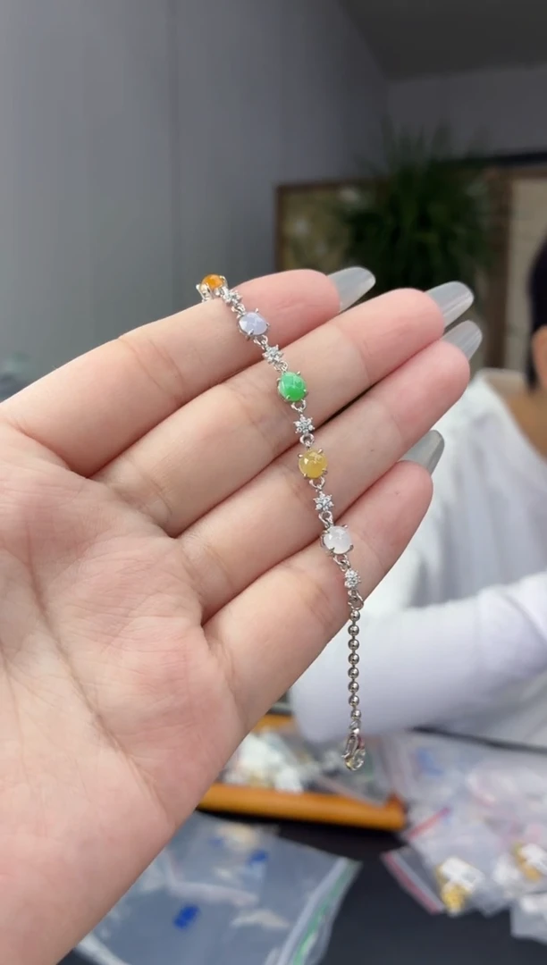 颈饰银S925镶嵌翡翠111111111111