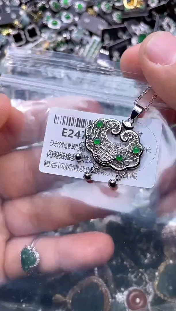 【闪购商品】翡翠颈饰未镶嵌E247项链