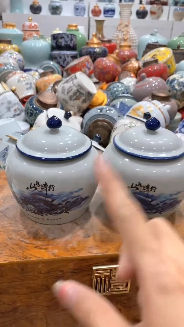 摆件茶叶罐密封罐储存罐