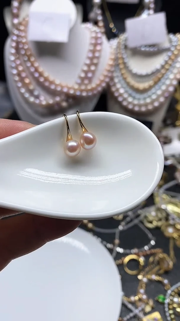 【闪购商品】淡水珍珠耳饰未镶嵌多人