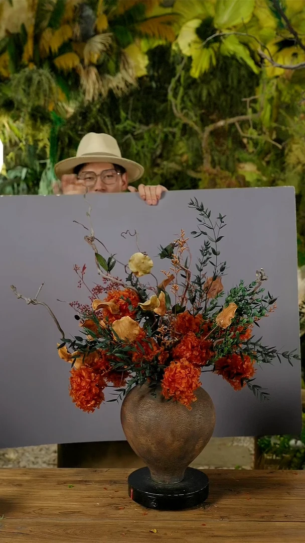 永生花一物一拍连花带瓶