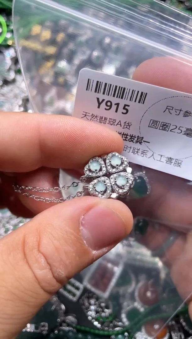 【闪购商品】翡翠颈饰未镶嵌Y915项链