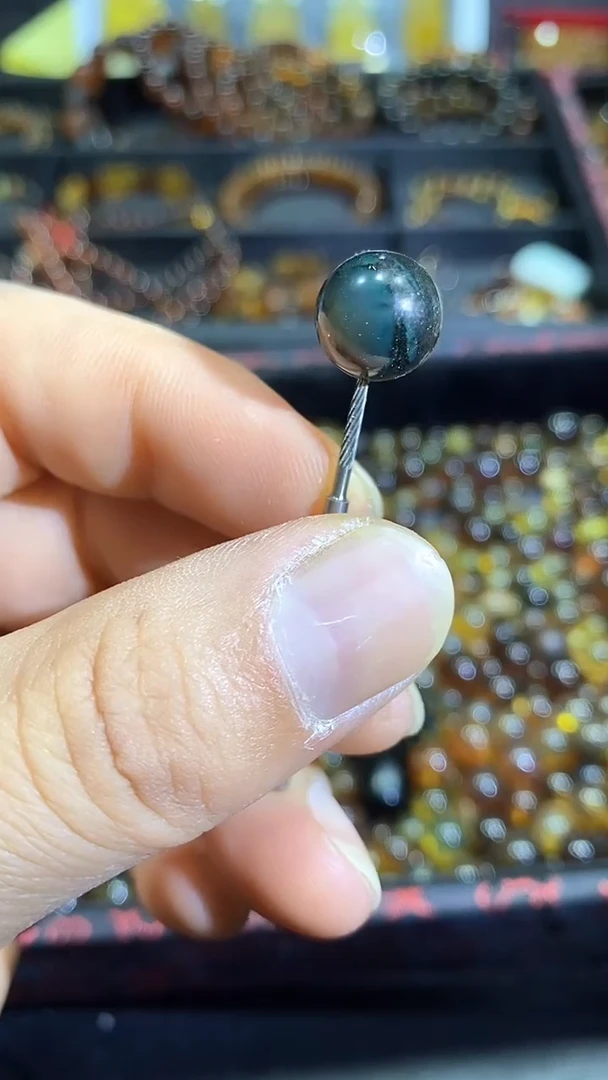 琥珀颈饰未镶嵌天然缅甸琥珀单珠