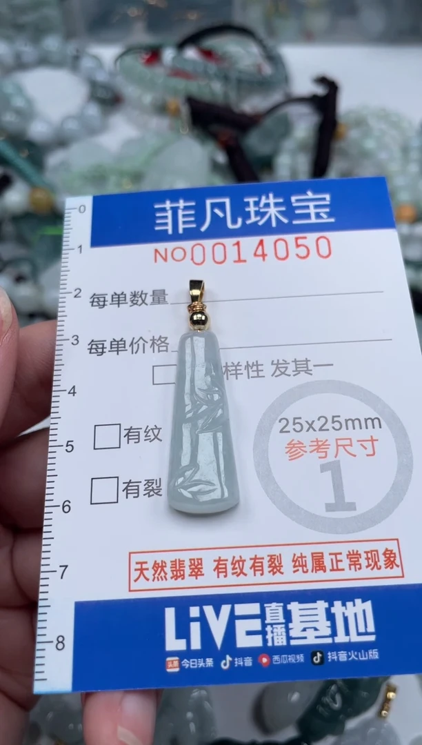 颈饰未镶嵌翡翠14050