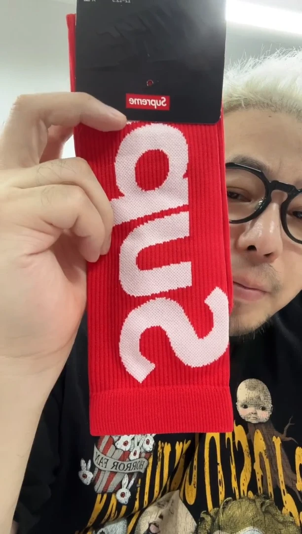 静态1sup红色袜子42-44一个