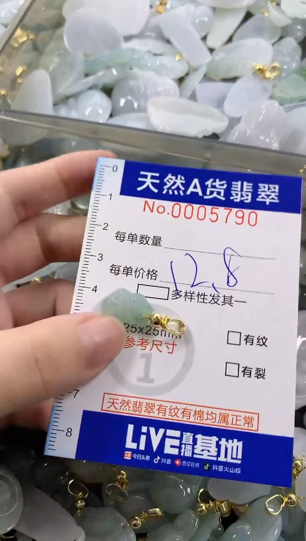 颈饰未镶嵌翡翠天然A货翡翠