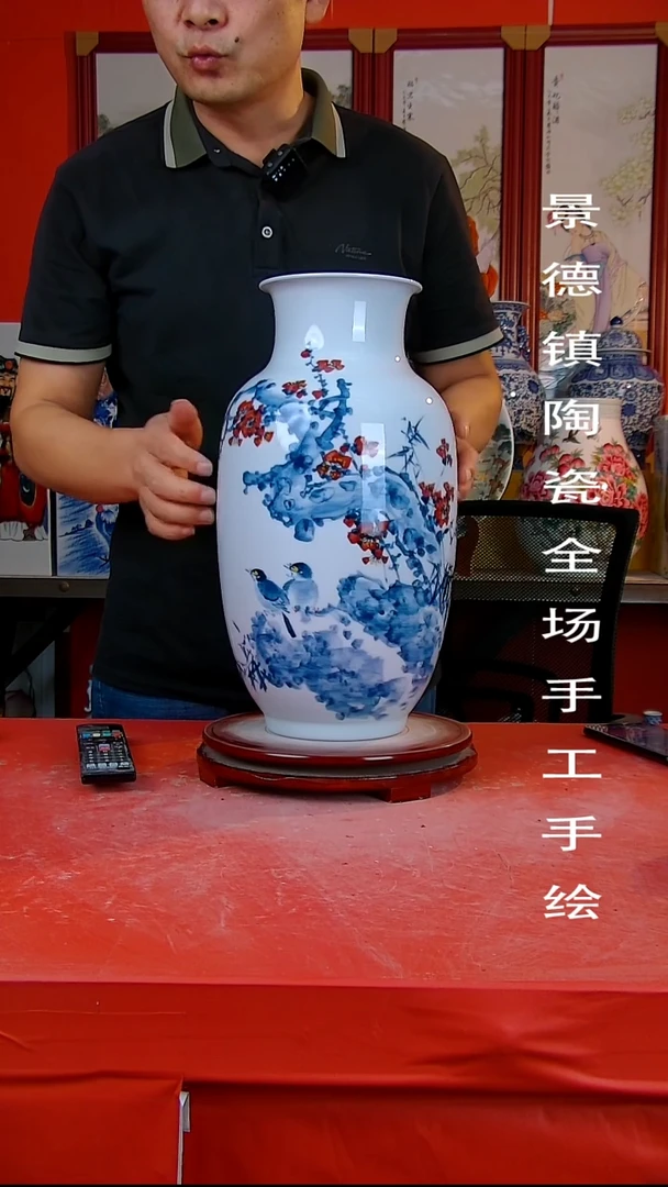 摆件手景德镇陶瓷 全场手工绘