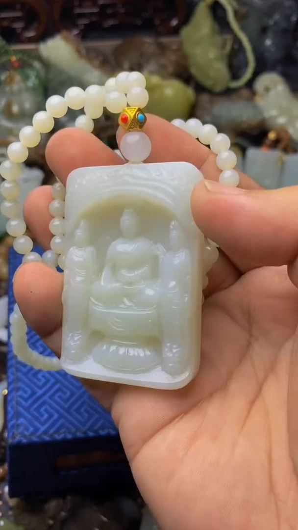 未镶嵌和田玉挂件小***马1