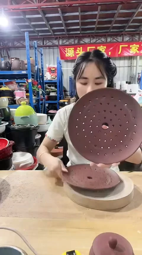 陶大瑕疵21.5紫砂蒸片打磨色差