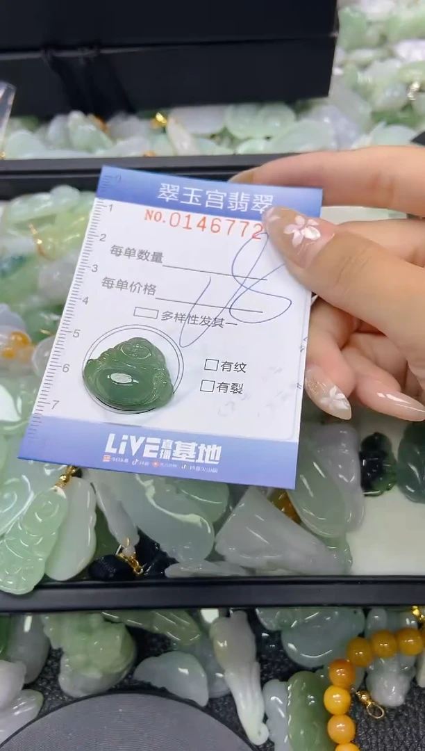 翡翠未镶嵌颈饰闪购0146772