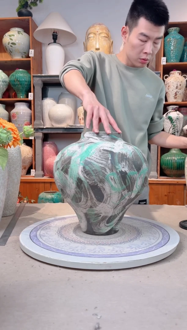 瓶陶瓷花瓶 无花  a272