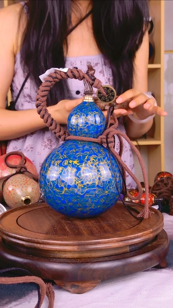 113一物一拍 大漆酒葫芦 真葫芦真大漆