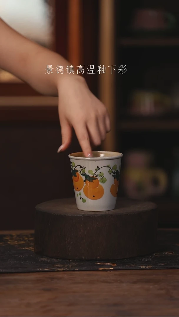陶瓷景德镇高温釉下手绘陶瓷370