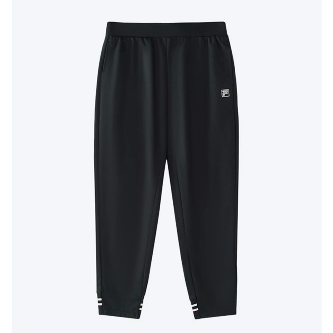 FILA/斐乐童装女大童长裤25春新款舒适抗菌休闲针织裤K12G512604F