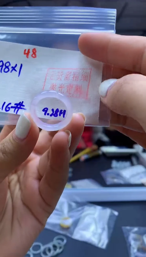 未镶嵌定制翡翠戒圈#198元-毛货需精细抛光