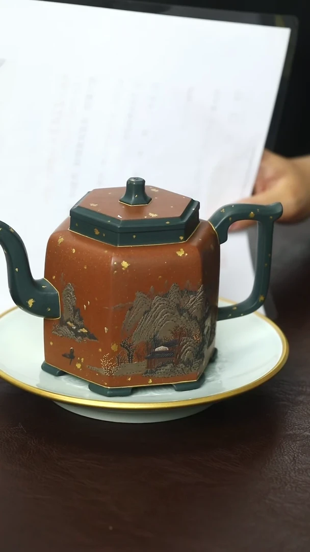 茶壶紫砂正气六方