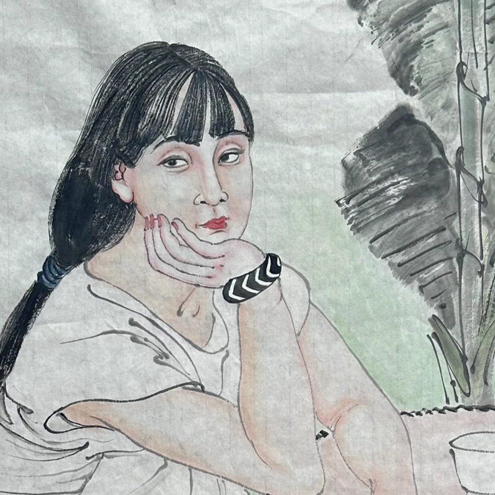 DZ10401 人物  纸本 99*50