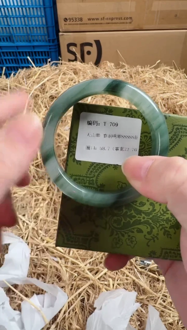 未镶嵌手镯石英质玉T-709
