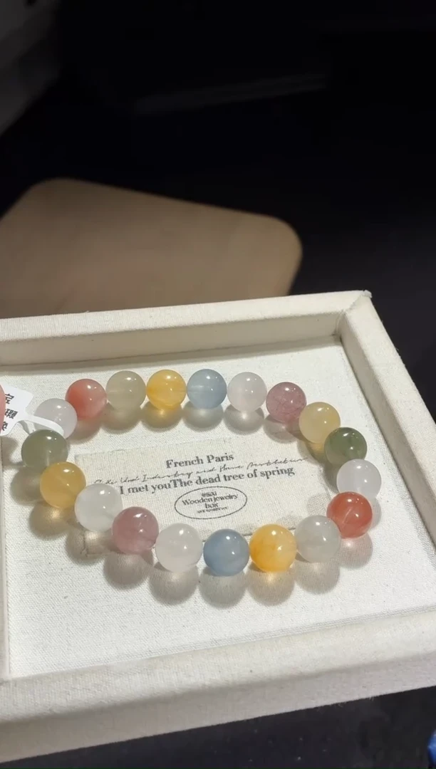 未镶嵌手链发晶195号多样性发一Q 10+