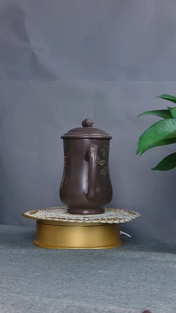 坭兴陶荔枝盖杯500ml