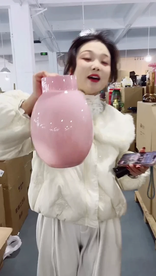 【闪购商品】玻璃私花主义花瓶厂-微瑕--R9E3