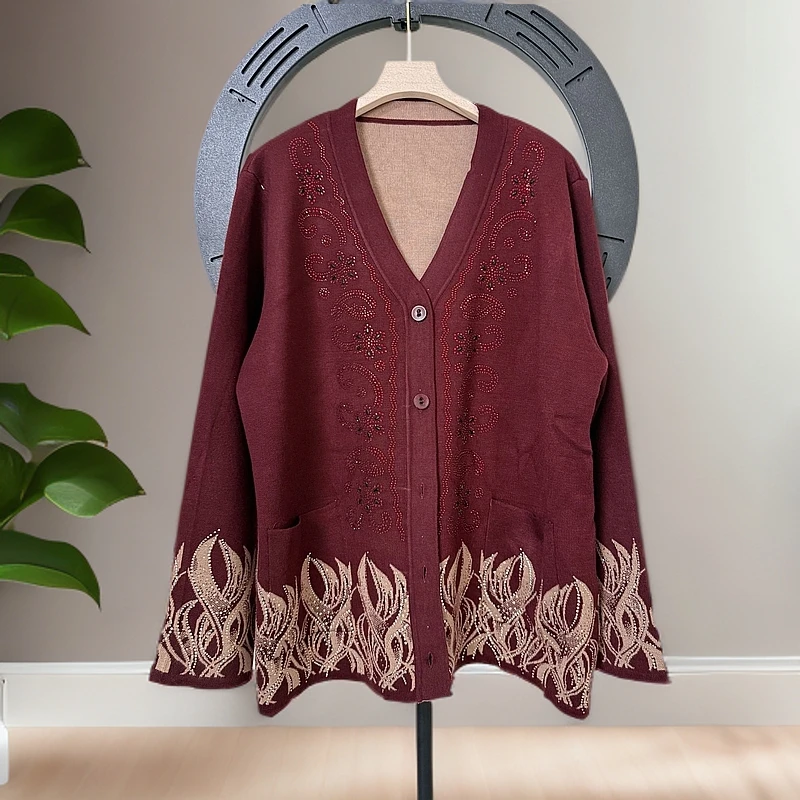 【美尔新疆包邮】大版气质羊毛开衫