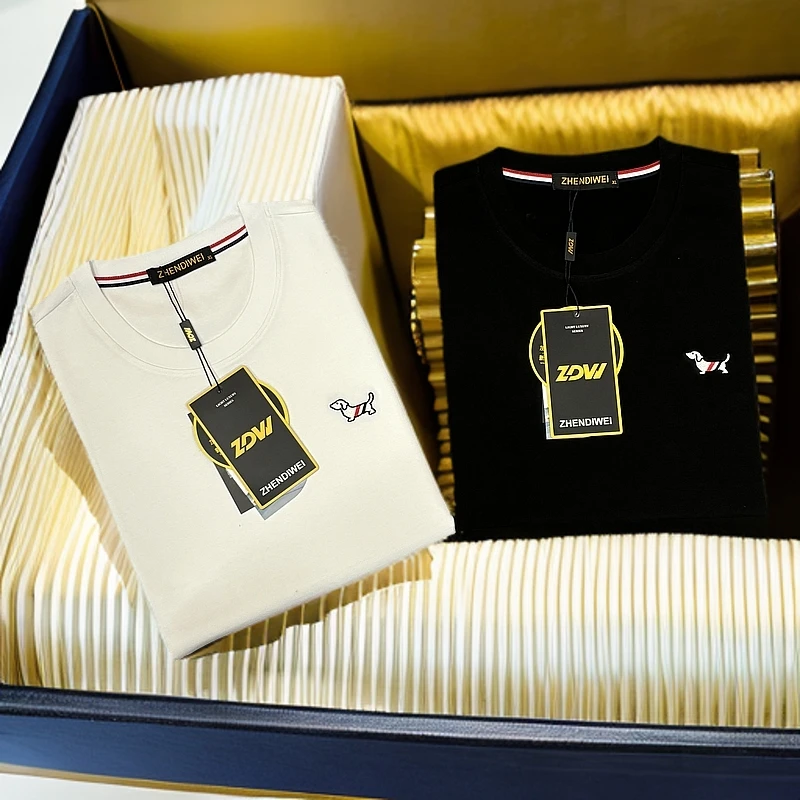 男士时尚圆领短袖6911