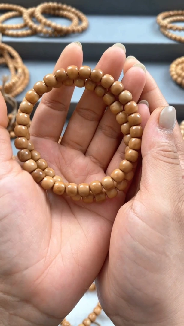 龙脊菩提手串龙脊卡7.8鼓珠单圈老料