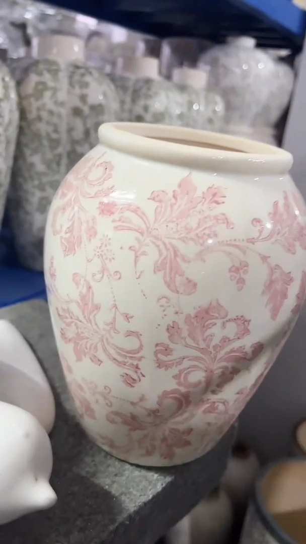 【闪购商品】陶瓷微瑕陶瓷花盆高19.5cm内口9cm