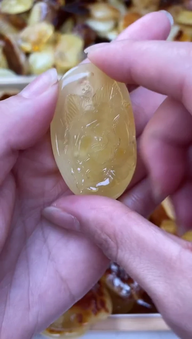 裸石琥珀未镶嵌天然琥珀蜜蜡