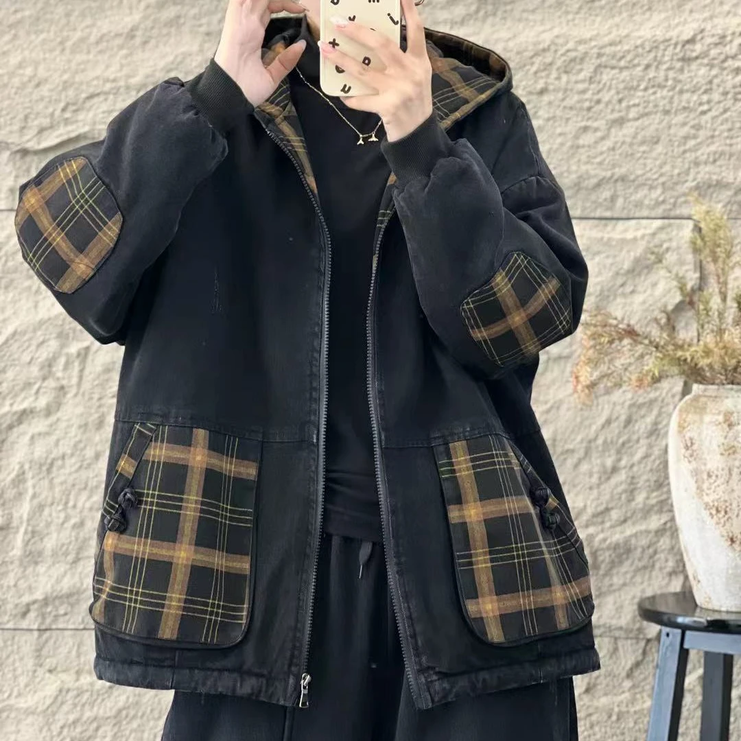 9051新款冬季休闲减龄显瘦加绒外套棉服