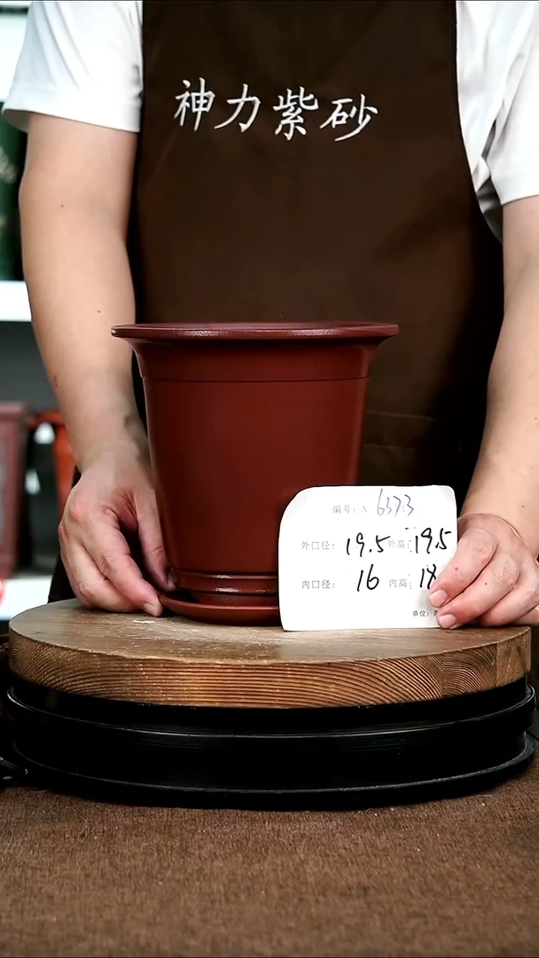 紫砂花盆花卉园艺6373+Z