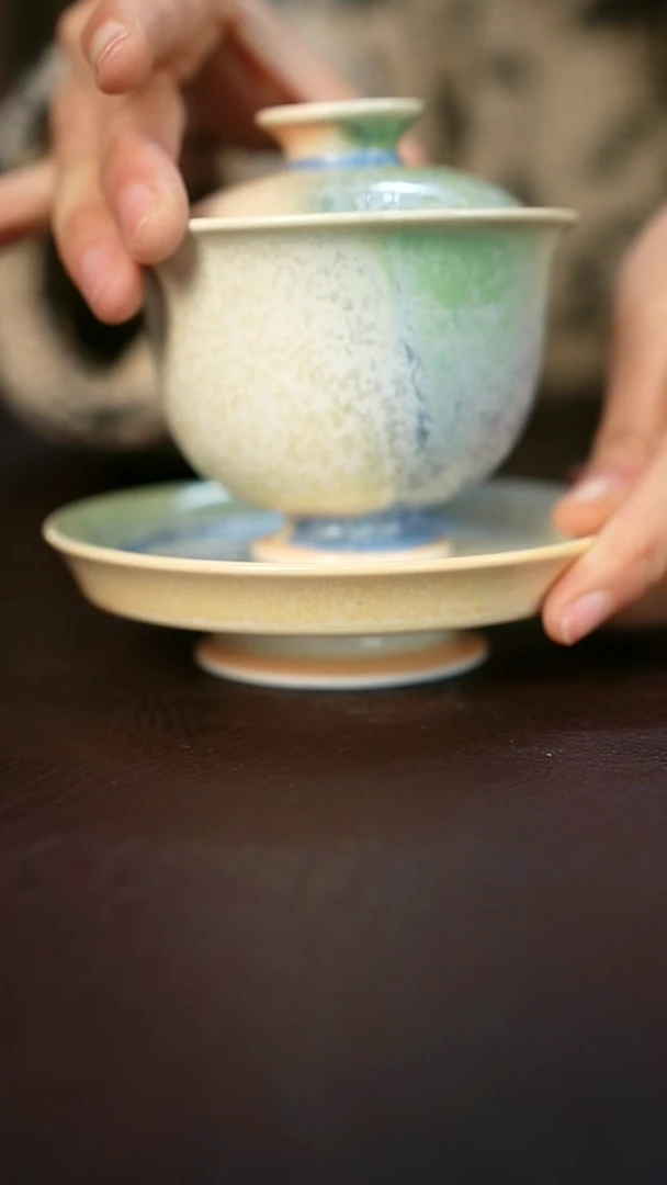 【闪购商品】景德镇柴烧杯碗多人