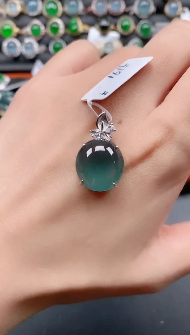 银S925镶嵌戒指翡翠1111