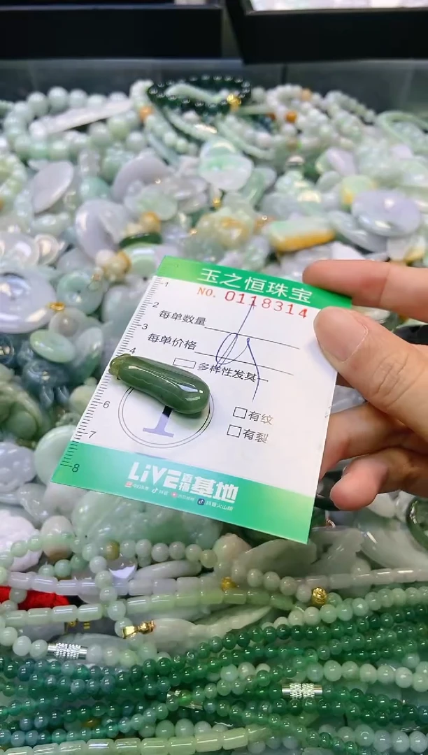 翡翠未镶嵌颈饰闪购0118314