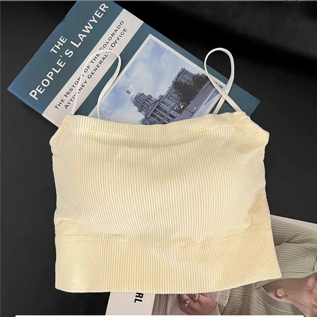 曼曼【美式小吊带】带胸垫 简约百搭背心外穿汉服