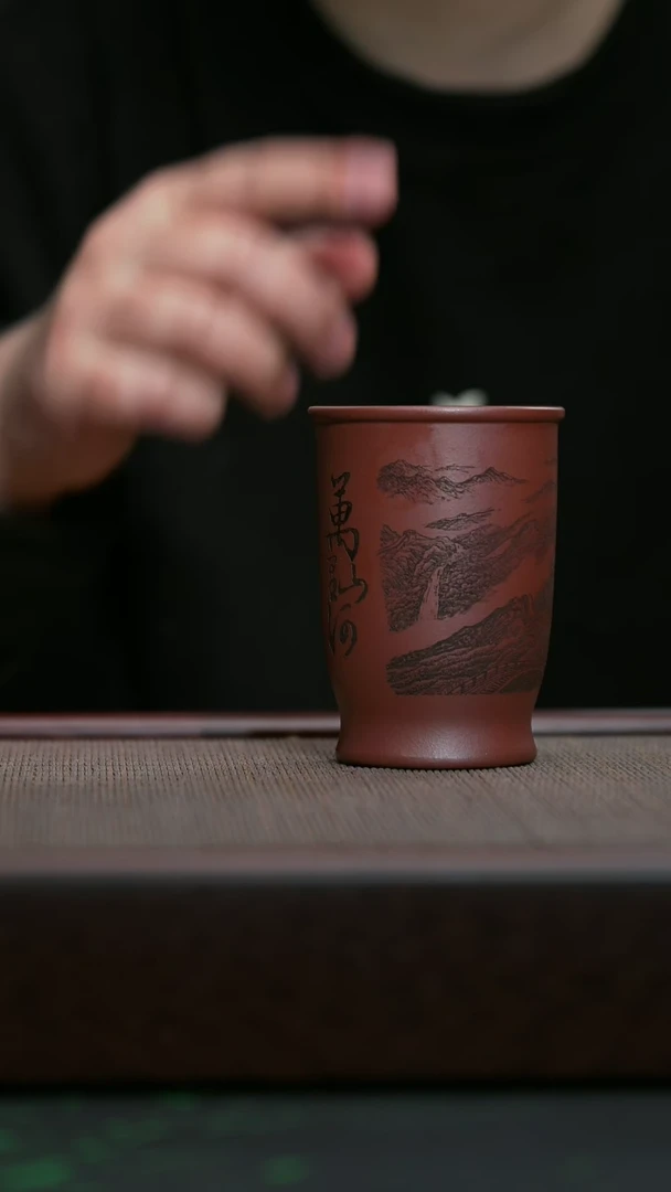 【闪购商品】紫砂茶壶宜兴原矿紫砂@@高脚杯