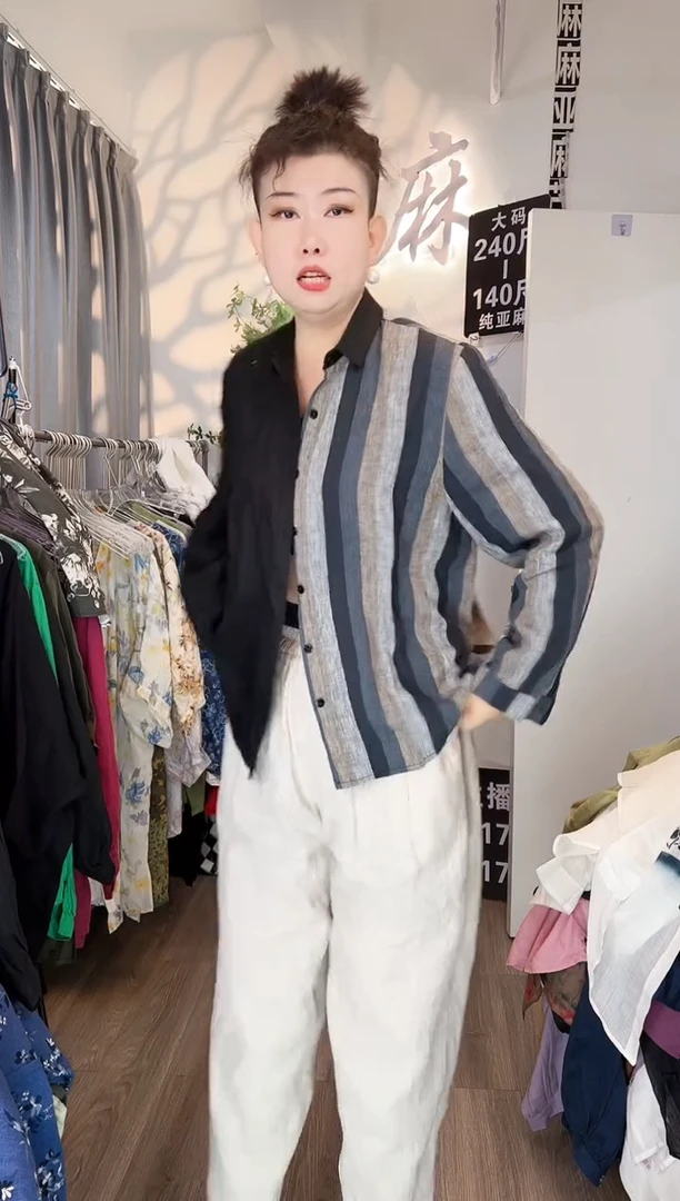 亚麻大码女装系列。