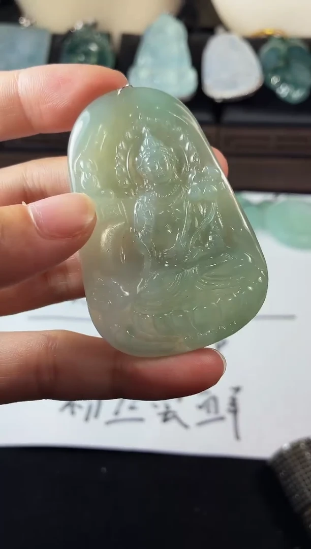 未镶嵌定制翡翠翎S毛货不退不换