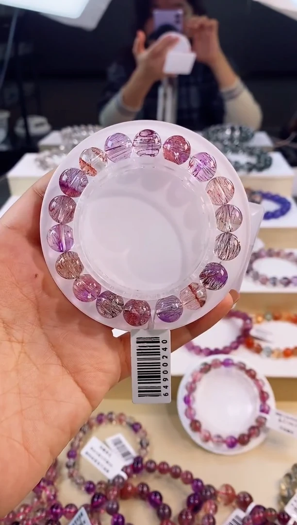 未镶嵌手链水晶仙女超七单10圈m+