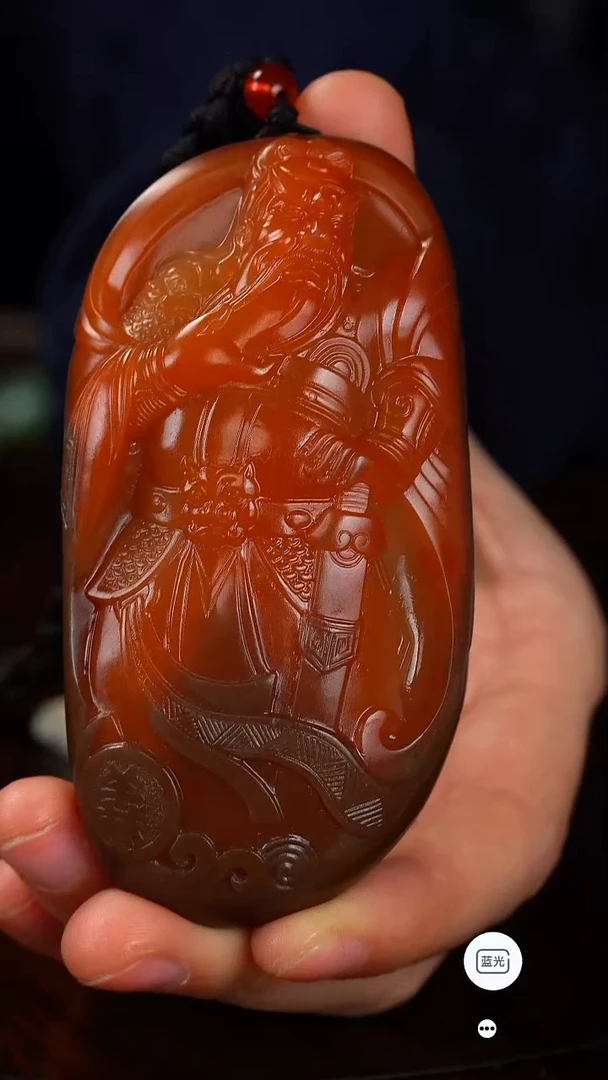 未镶嵌和田玉把件003忠义千秋【防拍】