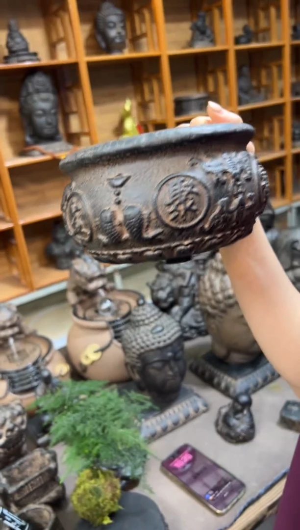 陶土【火山泥】聚宝盆