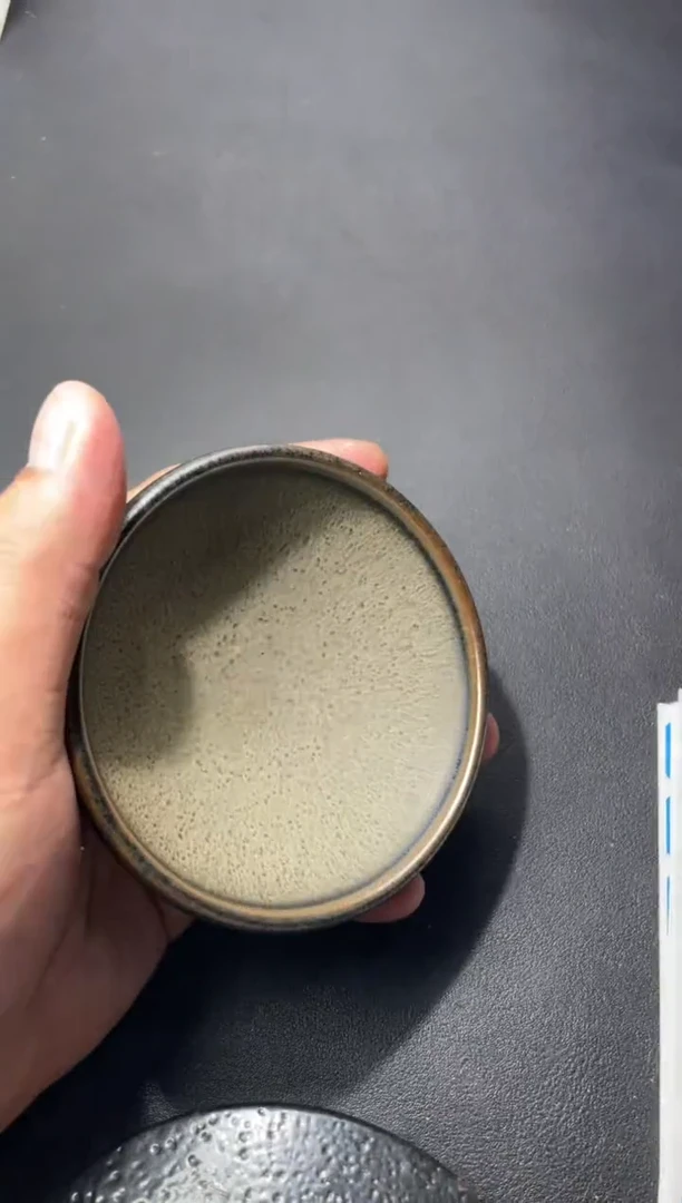 茶盏269叶紫建盏叶紫