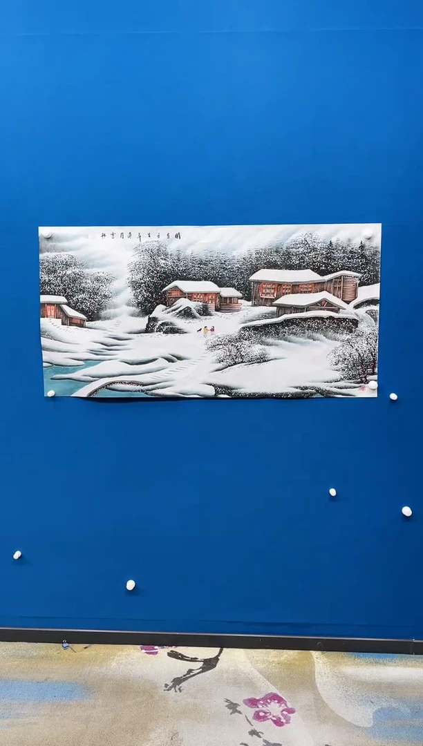 【闪购商品】国画张-四尺雪景/无框/W